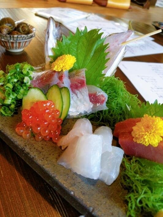 えぼしの刺身盛り合わせ
