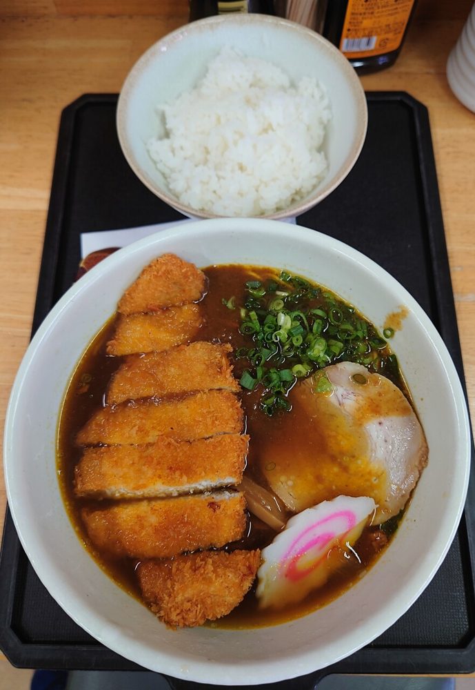 ハークのカツカレーラーメン
