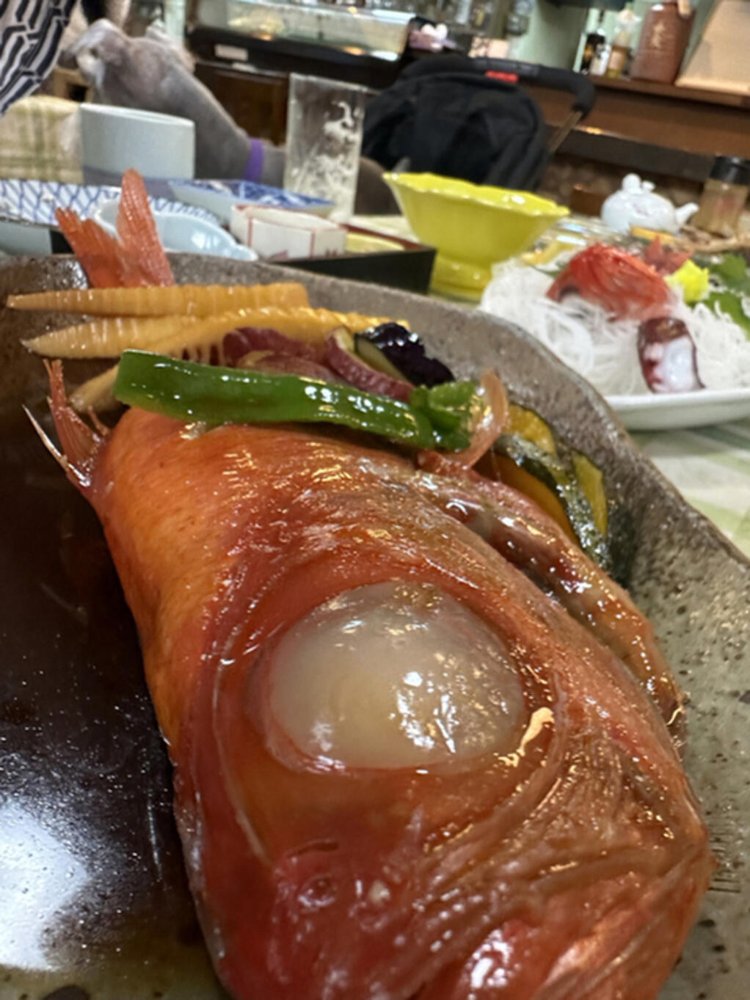 万寿田の金目鯛の煮付け