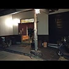 翠山荘の夜の入口